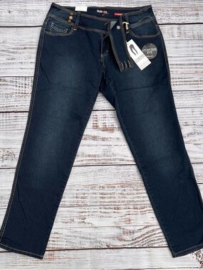 Style & Co. Men’s Straight Dark Blue Denim Jeans